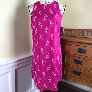 NWT A.N.A. Print Leaves Shift Dress